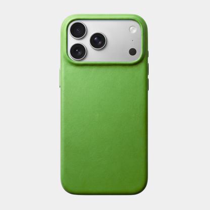 Midori Leather Case - iPhone 17 Pro - MagSafe - Matcha Green