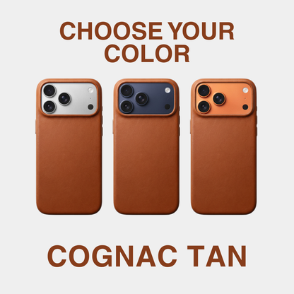 Barenia Leather Case - iPhone 17 Pro - MagSafe - Cognac Tan